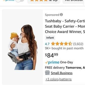Tush baby seat carrier